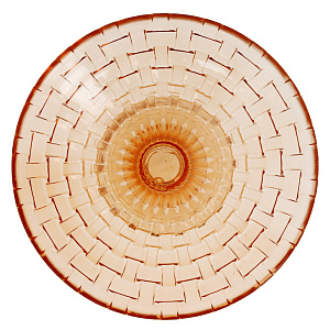 Блюдо на ножке Orange МФК, 20 см, стекло 000000000001161883