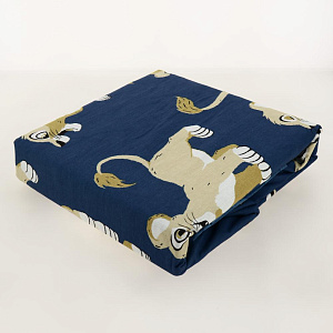 Комплект постельного белья 1,5сп Павлинка Король Лев с 1 нав 70х70см персик бязь 125гр/м2 100% хлопок 000000000001203575