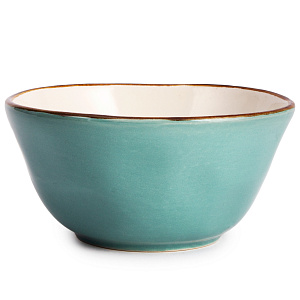 Салатник 16,5см Акварель бирюза глазурованная керамика 000000000001217611