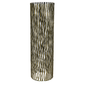 Ваза стеклянная с ручным рисунком, дизайн Danuta Kotova,широкий цилиндр  высотой 40 см, ручной рисунок по матированной поверхности. 000000000001191037