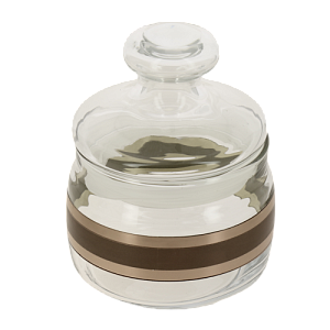 Банка CESNI 420мл Ампир с узором цвет Рубин Гусь-Хрустальный ERV79-554/S 000000000001200635