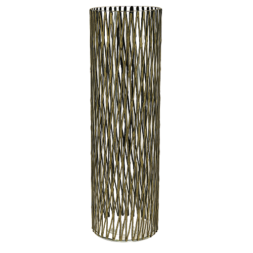 Ваза стеклянная с ручным рисунком, дизайн Danuta Kotova,широкий цилиндр  высотой 40 см, ручной рисунок по матированной поверхности. 000000000001191037