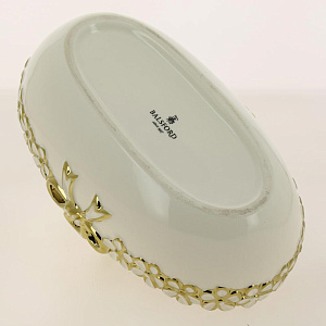 Корзинка сервировочная фарфор 28х16,5х14см белая упаковка Bowknot club Balsford 147-31007 000000000001194018