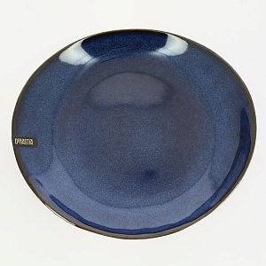 Тарелка десертная 22см DE'NASTIA малая синий керамика 000000000001210839