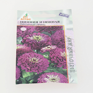 Семена Цинния Пурпурный принц 0.5г * 000000000001099213