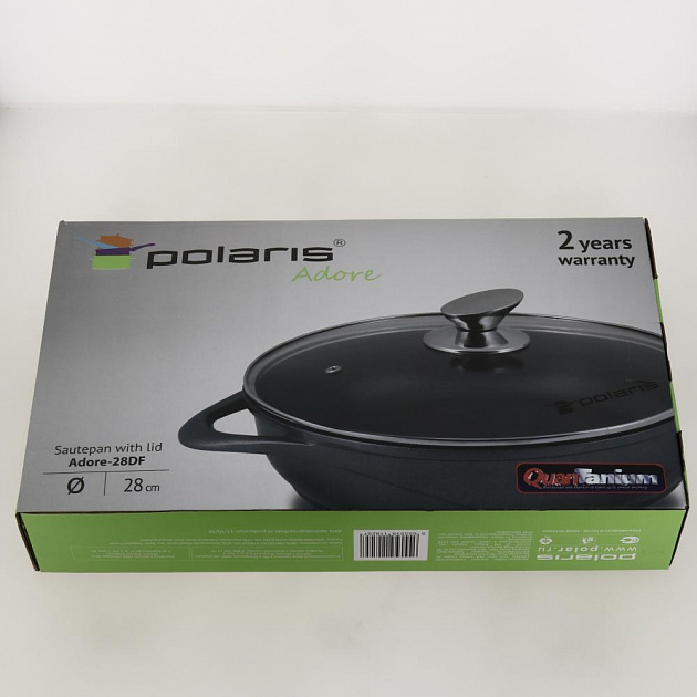 Сковорода 28см глубокая POLARIS Adore-28DF литой алюминий 006996 000000000001202732