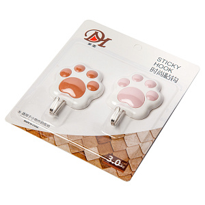 Крючки 2шт Лапы Тренд пластик 000000000001176219