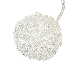 Гирлянда светодиодная с декоративными шариками Восторг света Glos, 10 шт. 000000000001138734