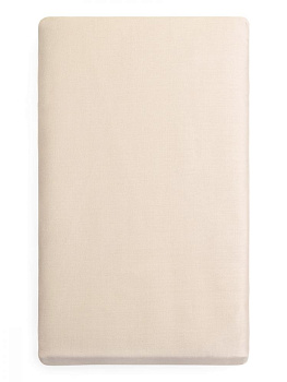 Проcтыня 250x240см DE'NASTIA молочный 100%хб сатин C010846 000000000001204372