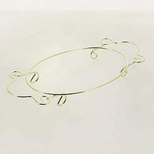 Блюдо овальное 30,5см BALSFORD МЭРИДИТ металлическая стойка подарочная упаковка фарфор 000000000001206179