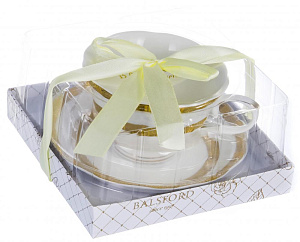 Чайная пара (чашка 220мл) BALSFORD Паллада Фаворит подарочная упаковка фарфор 000000000001193928