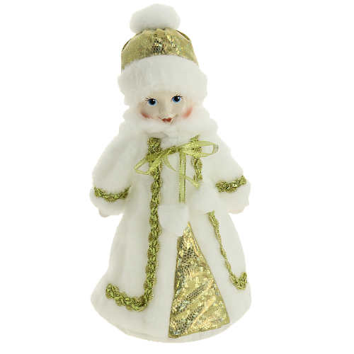 Кукла-упаковка Снегурочка 35см БИРЮСИНКА белый ПВХ/полиэстер 000000000001207676