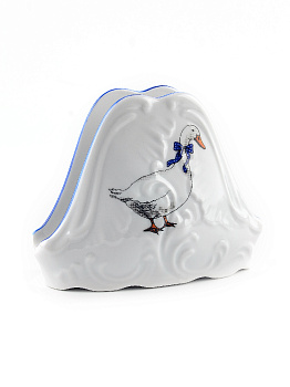 Салфетница CMIELOW Рококо Гуси фарфор 000000000001214867