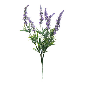 Цветок искусственный Лаванда с цветочками 37,5см сиреневая 000000000001218443