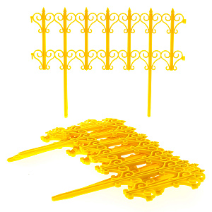 Заборчик Классика 0,25м*1,8м жёлтый 000000000001186583