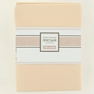 Простыня на резинке 90х200см ОТК ПРОИЗВОДСТВО трикотажная кулирка 120гр 100% хлопок микс/90х200 000000000001205993