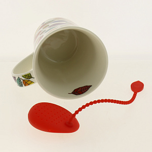 Кружка с силиконовым ситом, 380мл 000000000001185114