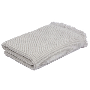 Полотенце махровое 70х130см СОФТИ Гармошка серый хлопок 100% 000000000001213303