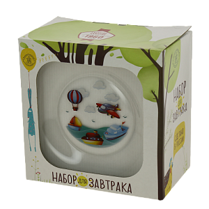 ИГРУШКИ Набор для завтрака 3 предмета ОСЗ стекло 000000000001187843