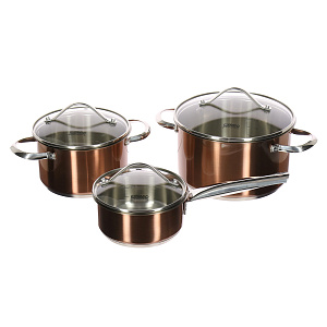 Набор посуды для приготовления 6 предметов ESPRADO Guarda нержавеющая сталь Набор посуды для приготовления 6 предметов ESPRADO Guarda нержавеющая сталь 000000000001145842