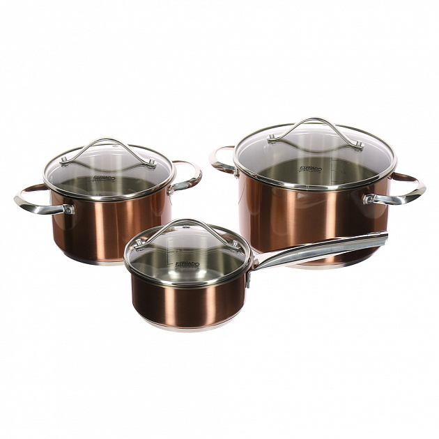 Набор посуды для приготовления 6 предметов ESPRADO Guarda нержавеющая сталь 000000000001145842