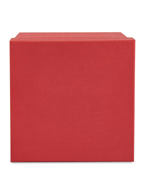 Коробка подарочная 19х19х19см РУТАУПАК  тиснение ЛЕН куб красный Коробка подарочная 19х19х19см РУТАУПАК  тиснение ЛЕН куб красный 000000000001226857