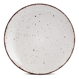 Набор столовой посуды 16 предметов кайма белый керамика 000000000001223321