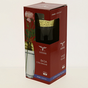 Ваза 26см ПРОМСИЗ Пирамида стекло 000000000001177233