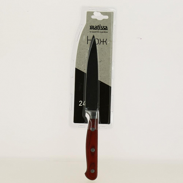 Нож 24см деревянная ручка/нержавеющая сталь M19204 000000000001196099