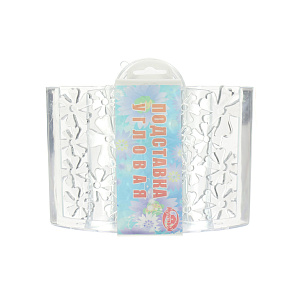 Подставка для умывальных принадлежностей на присоске Мультидом, пластик 000000000001126917