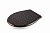 Сиденье для унитаза RATTAN дюропластовое с крышкой в ассортименте с системой плавного опускания крышки SOFT CLOSE D-19927 000000000001201645