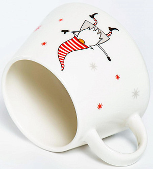 Кружка 450мл OLAFF ГНОМИКИ в ассортименте фарфор 000000000001209257