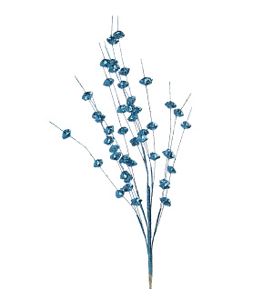 Ветка декоративная Звездочки 105см Блеск 000000000001209782