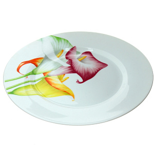 Тарелка обеденная   Matissa Камелия, фарфор, 23 см.  M15177 000000000001088702