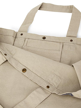 Сумка 38х44х22 DE'NASTIA Sea Salt Washed натуральный хлопок 000000000001225551