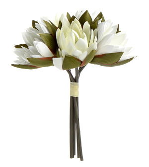 Цветок искусственный "Кувшинка" 5цветов 22см R010766 000000000001196724