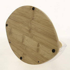 Хлебница 440х200х280мм  бамбук основа  крышка полистирол  ручка светлая прозрачная бамбук  подарочная упаковка 184-18004 000000000001205518