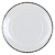 Тарелка обеденная 22,5см ESPRADO Arista White костяной фарфор 000000000001163455