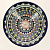 Блюдо (ляган) 20см RISHTON KULOLCHILIC рисунок мехроб глубокий синий Риштанская керамика UZ005/UZ018 000000000001206036
