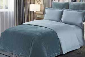 Комплект постельного белья ЕВРО Линдор(Деним) Наволочка 50*70+простынь-100%хлопок.Пододеяльник+наволочка70х70-50%хлопок/50%велсофт.SR56-1431-Евро к-т 000000000001200029