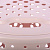 Корзина для белья 45л MARTIKA Молетта угловая с крышкой розовая пластик 000000000001209998