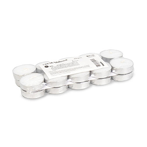 Свеча чайная 20шт 3,8х1см FORA парафин 000000000001225480