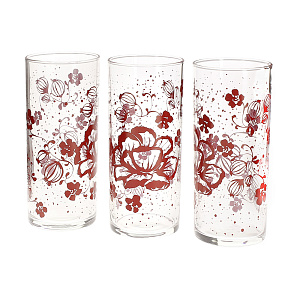 Набор стаканов  FH Alcove Red Luminarc, 300мл, 3 шт. 000000000001077646