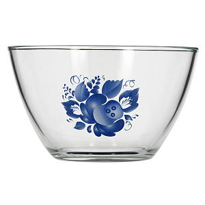 ГЛАДКИЙ РУССКИЕ УЗОРЫ Салатник 19см ОСЗ стекло 000000000001119464