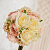 Цветок искусственный букет Санди 31см персиковый 000000000001218427