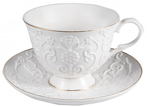 Пара чайная 220мл/блюдце BALSFORD Грация Аматея подарочная упаковка фарфор 000000000001193990