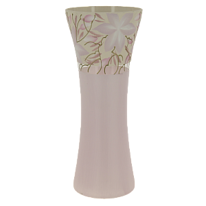 Ваза стеклянная с ручным рисунком, дизайн Danuta Kotova,катушка высотой 36 см, ручной объемный рисунок по фактуроной поверхности. 000000000001191025