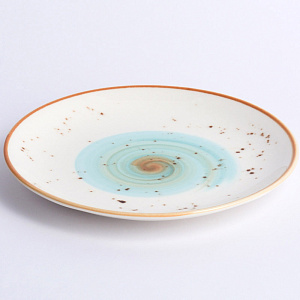 Тарелка десертная 19см TULU PORSELEN Galaxy milky/mint фарфор 000000000001212287