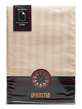 Пододеяльник 200x220см DE'NASTIA бежевый страйп-сатин 1см хлопок 100% 000000000001208197