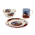 Посуда стекло набор 3 предмета подарочная упаковка Леди Баг и Супер Кот Бабочки ND PLAY 284628 000000000001193235